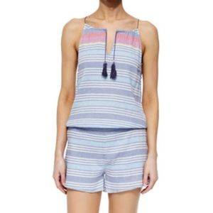 Joie Stonewashed Striped Romper